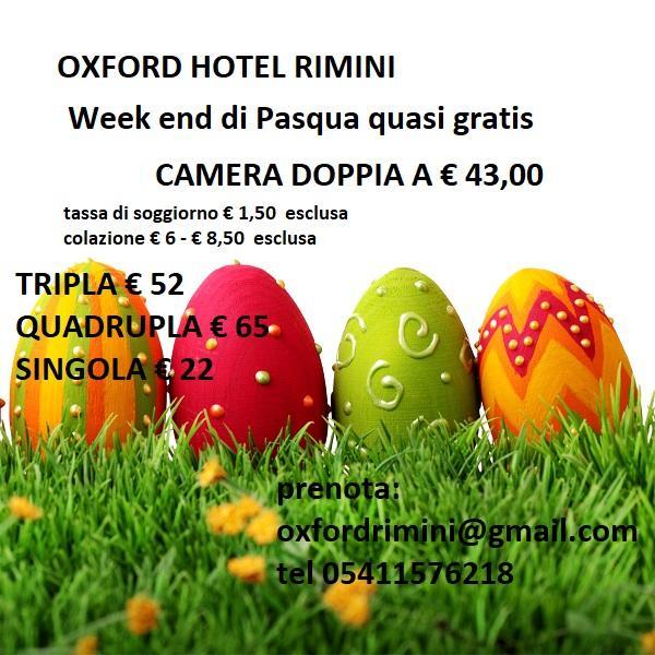 Oxford Hotell Rimini Exteriör bild